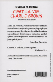 Verso de Charlie Brown (Rivages) -471a19- C'est la vie, Charlie Brown