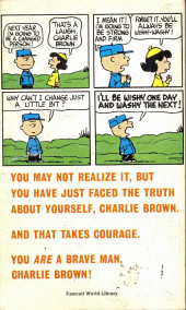 Verso de Charlie Brown (en anglais) - You're a brave man, charlie brown