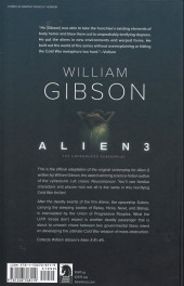 Verso de William Gibson's Alien 3 -INT- The unproduced screenplay