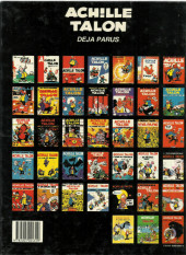 Verso de Achille Talon -33a1988- Achille Talon et la vie secrète du journal... Polite!
