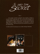 Verso de Je suis ton secret -2- Tome 2