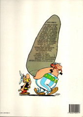 Verso de Astérix -23b1987- Obélix et compagnie