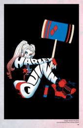 Verso de Harley Quinn: A Rogue's Gallery - The Deluxe Cover Art Collection - Harley Quinn: A Rogue's Gallery