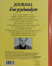 Verso de Journal d'un psychanalyste - Journal d'un psychanaliste