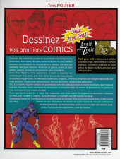 Verso de (DOC) Techniques de dessin et de création de BD -3- Dessinez vos premiers comics - Le guide indispensable pour réussir vos strips !
