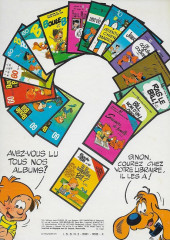 Verso de Boule et Bill -3a1981- 60 gags de Boule et Bill n°3
