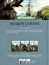 Verso de Les grands Personnages de l'Histoire en bandes dessinées -30- Jacques Cartier