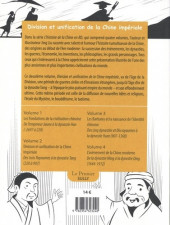 Verso de Histoire de la Chine en BD (Comprendre la Chine, puis) -2- Division et unification de la Chine impériale