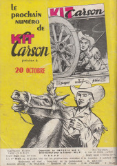 Verso de Kit Carson (Impéria) -13- Le chariot du 
