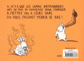 Verso de Le coup du lapin -1a2011- Adieu Monde Cruel