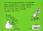 Verso de Le coup du lapin -2a2011- Tome 2
