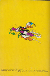 Verso de Mickey Parade (Supplément du Journal de Mickey) -21- Donald se fâche ! (1003 Bis)