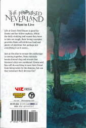 Verso de The promised Neverland (en anglais) -4- I Want to Live