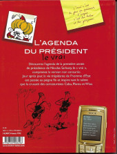 Verso de L'agenda du président le vrai