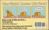 Verso de Garfield (1980) -9- Garfield loses his feet