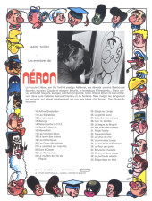 Verso de Néron et Cie (Les Aventures de) (Érasme) -40- Brigandage en Folie