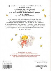 Verso de Aurore (Les fabuleuses aventures d') -2- Aurore et le mystère de la chambre secrète