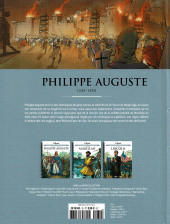 Verso de Les grands Personnages de l'Histoire en bandes dessinées -32- Philippe Auguste