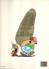 Verso de Astérix -23b1985- Obélix et compagnie