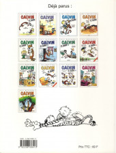 Verso de Calvin et Hobbes -5a1995- Fini de rire !