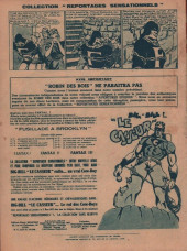 Verso de Fantax (1re série) -9- Le Gang de la Mort