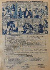 Verso de Fantax (1re série) -6- Les Pirates de l'Edelweiss