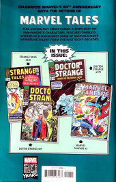Verso de Marvel Tales Featuring (2019) - Doctor Strange #1