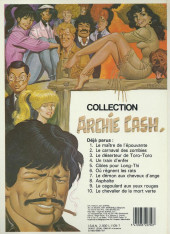 Verso de Archie Cash -3b1984- Le déserteur de Toro-Toro