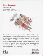 Verso de Literary life : scènes de la vie littéraire - Tome Poche