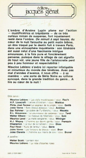 Verso de (AUT) Floc'h, Jean-Claude -1978- De minuit à sept heures