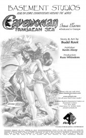 Verso de Cavewoman: Pangaean Sea (1999) -11- Cavewoman: Pangaean sea #11