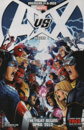 Verso de Avengers vs X-Men (2012) -0B- Program guide