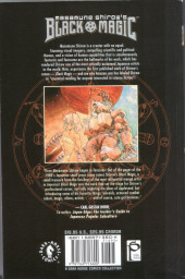 Verso de Black Magic (1990) -INTa- Black Magic (Shirow)