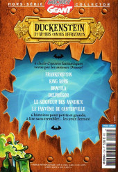 Verso de Mickey Parade Géant Hors-série / collector -13HS13- Duckenstein et autres contes effrayants 