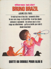 Verso de Bruno Brazil -9a1978- Quitte ou double pour Alak 6
