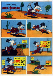 Verso de Uncle $crooge (1) (Dell - 1953) -12- Issue # 12