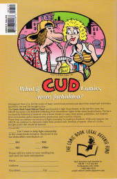 Verso de Cud Comics (Dark Horse - 1995) -7- CUD COMICS #7