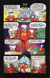 Verso de Too Much Coffee Man (1993) -5- Too Much Coffee Man #5 - The wonderful death of Too Much Coffee Man