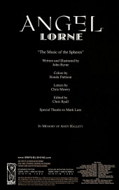Verso de Angel Lorne (2010) - The Music of the Spheres