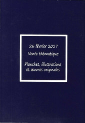 Verso de (Catalogues) Ventes aux enchères - BD Enchères - BD Enchères - Dimanche 27 Novembre 2016 - Palais des Congrès de Liège