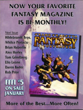 Verso de Frank Frazetta Fantasy Illustrated (1998) -4- Issue # 4
