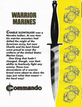 Verso de Commando (D.C Thompson - 1961) -2966- Warrior marines