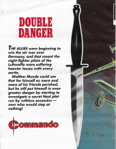 Verso de Commando (D.C Thompson - 1961) -2969- Double danger