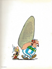 Verso de Astérix (en anglais) -18- Asterix and the laurel wreath