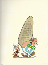 Verso de Astérix (en anglais) -13- Asterix and the cauldron