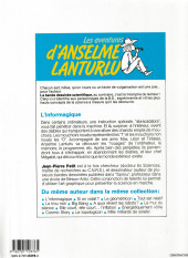 Verso de Anselme Lanturlu (Les Aventures d') -1b1988- L'informagique