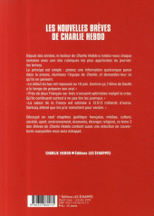 Verso de Charlie Hebdo -2009/10- Les nouvelles brèves de Charlie Hebdo