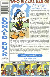 Verso de Uncle $crooge (3) (Gladstone - 1986) -216- Issue # 216