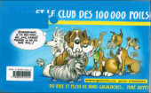 Verso de Galoche supercaboche -2- Galoche supercaboche et le club des 100 000 poils!