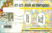 Verso de Galoche supercaboche -3- Galoche supercaboche et les jeux olympiques